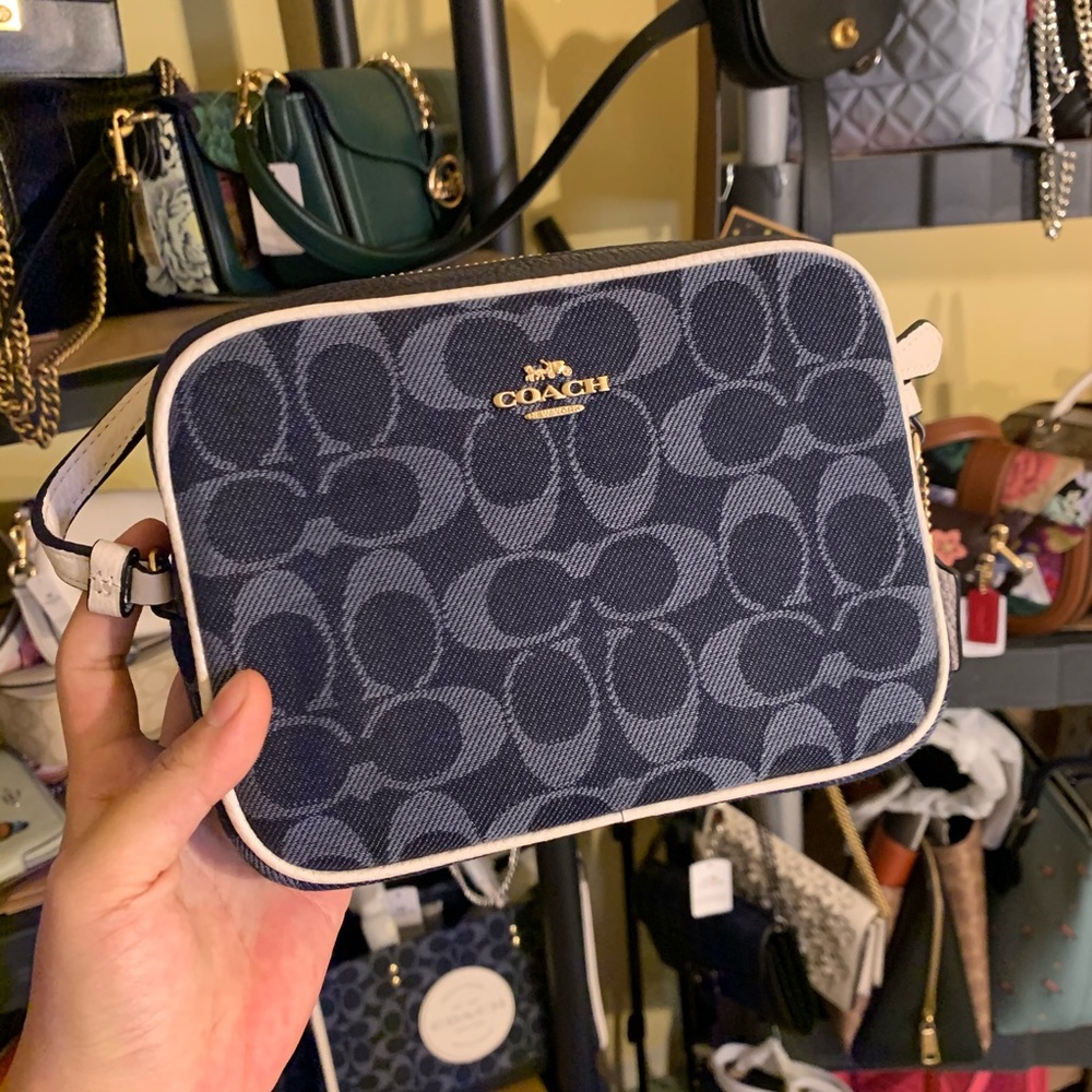 COACH Small Camera Bag  In Signature Jac